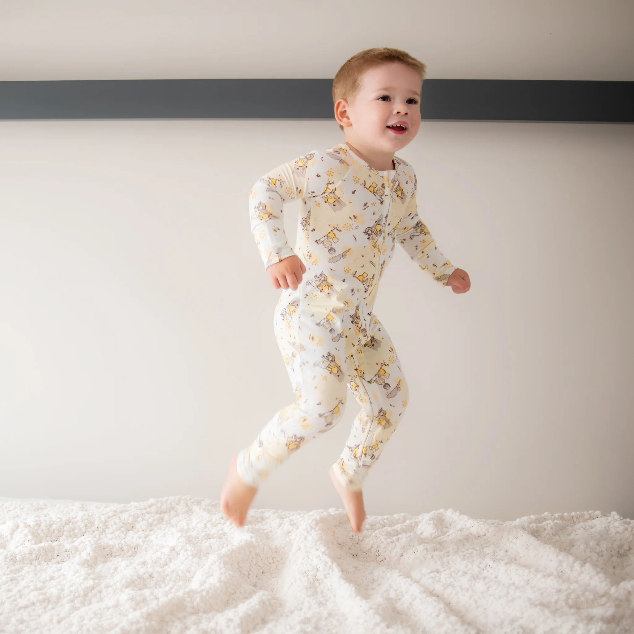 Bamboo Romper (Bootysuit) V3.0 | 100 Acre Woods (Short Sleeve) - Image 3