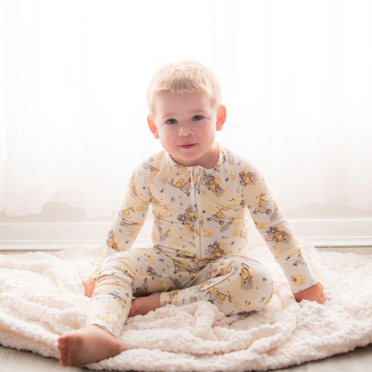 Bamboo Romper (Bootysuit) V3.0 | 100 Acre Woods (Short Sleeve) - Image 4