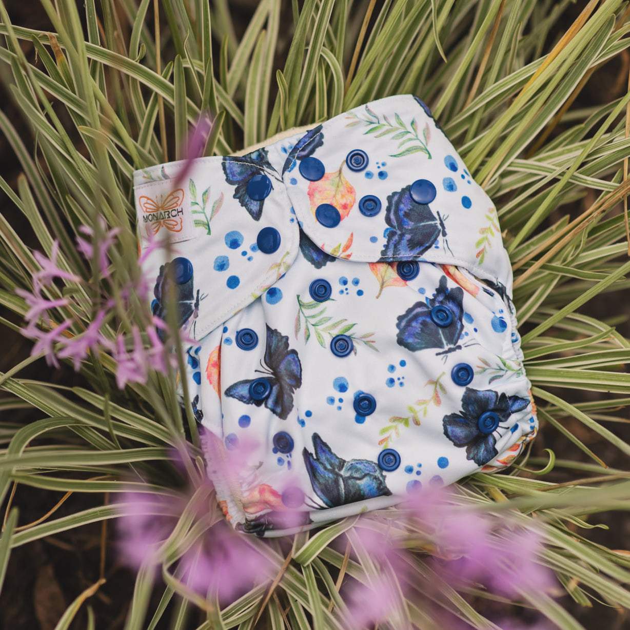 Classic Hemp-Top Nappy | Alcmena Flora - Image 3