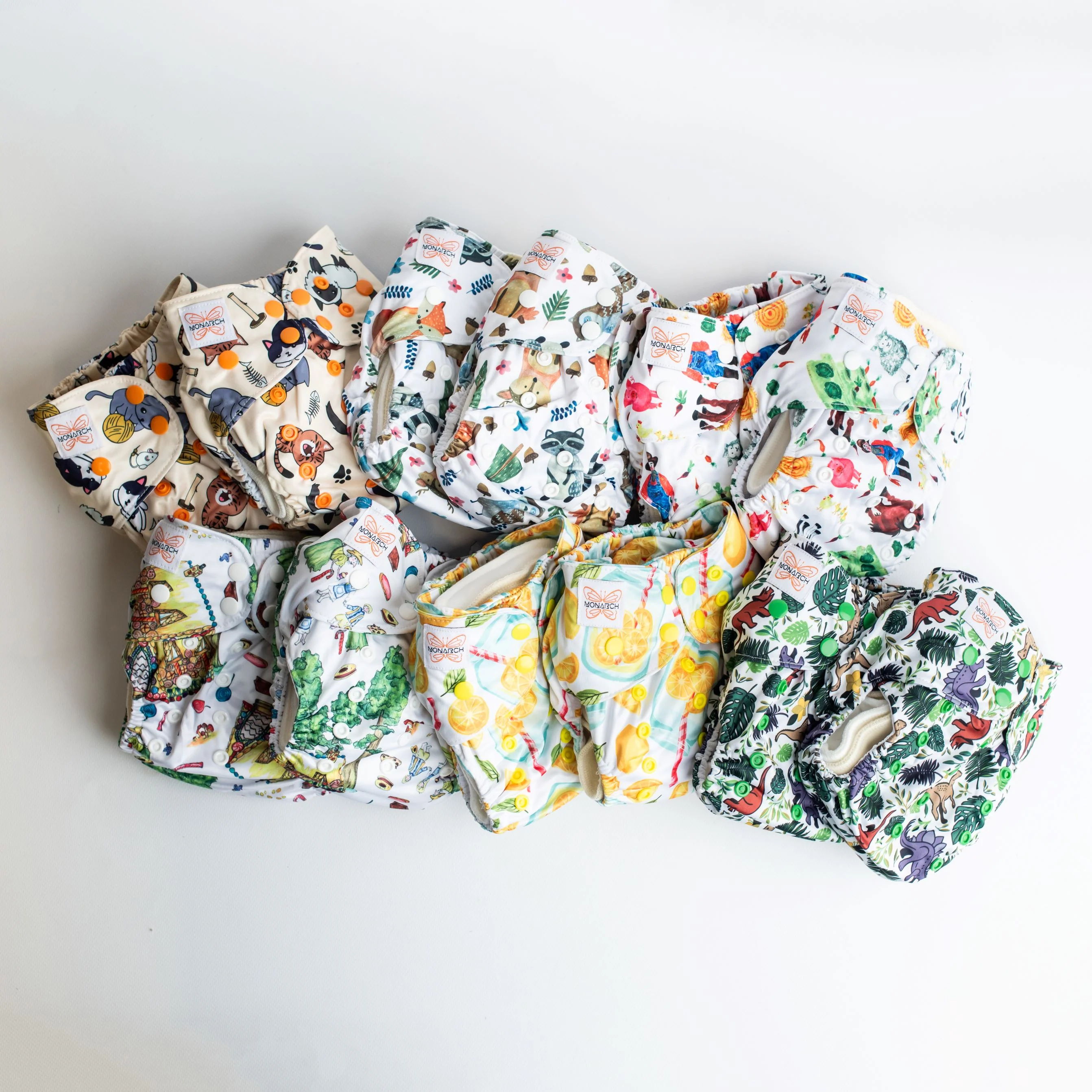 Classic Reusable Nappies | 12x Part-Time Bundle - Image 5