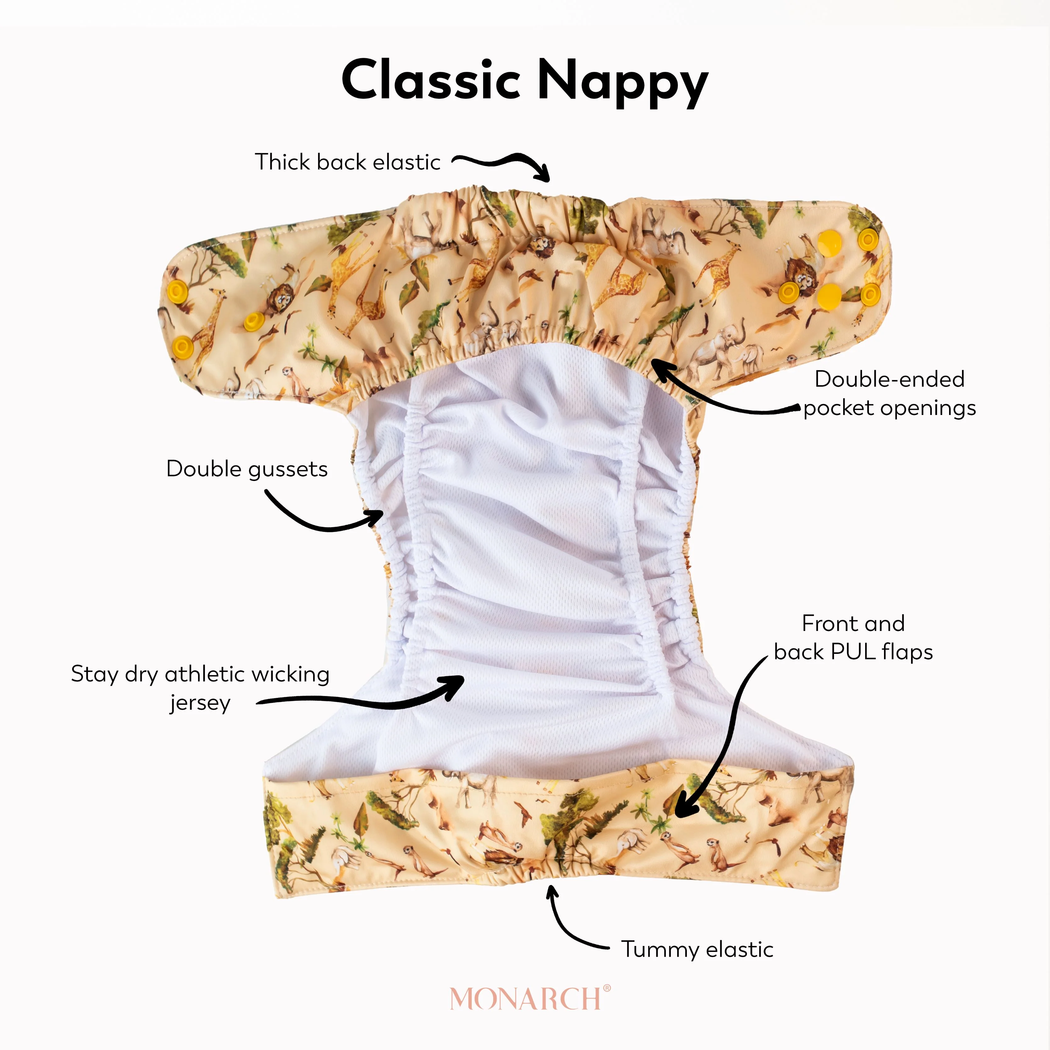 Classic Reusable Nappies | 6x Starter Bundle - Image 6