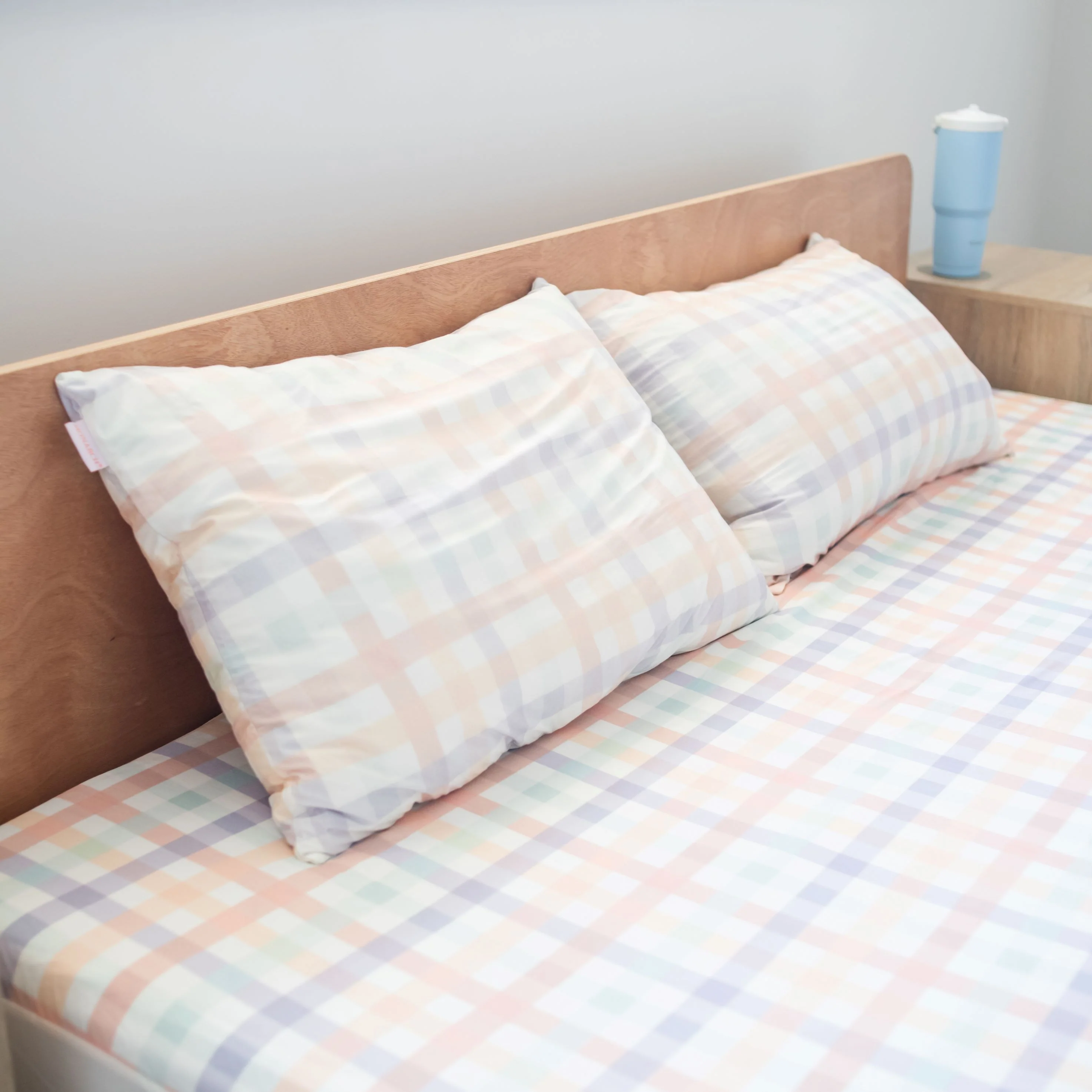 [SECONDS] No-Leak Fitted Sheet | Spring Gingham - Image 4