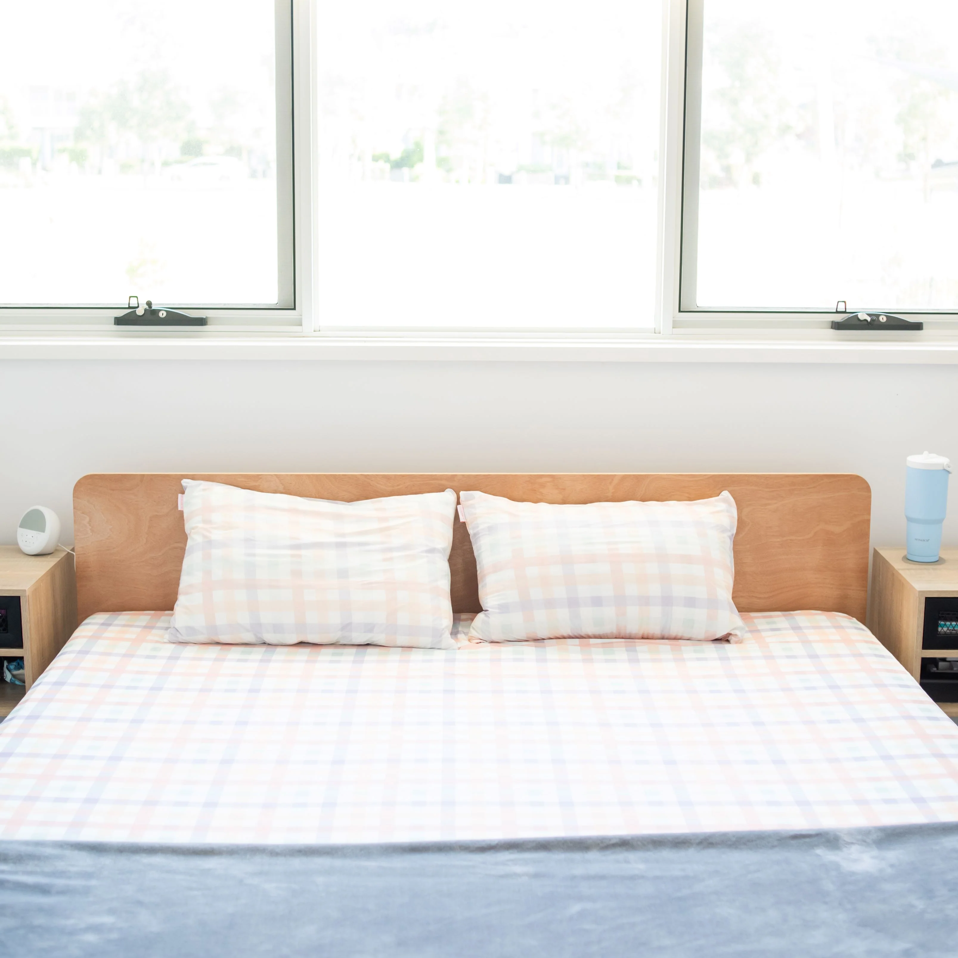 [SECONDS] No-Leak Fitted Sheet | Spring Gingham - Image 5