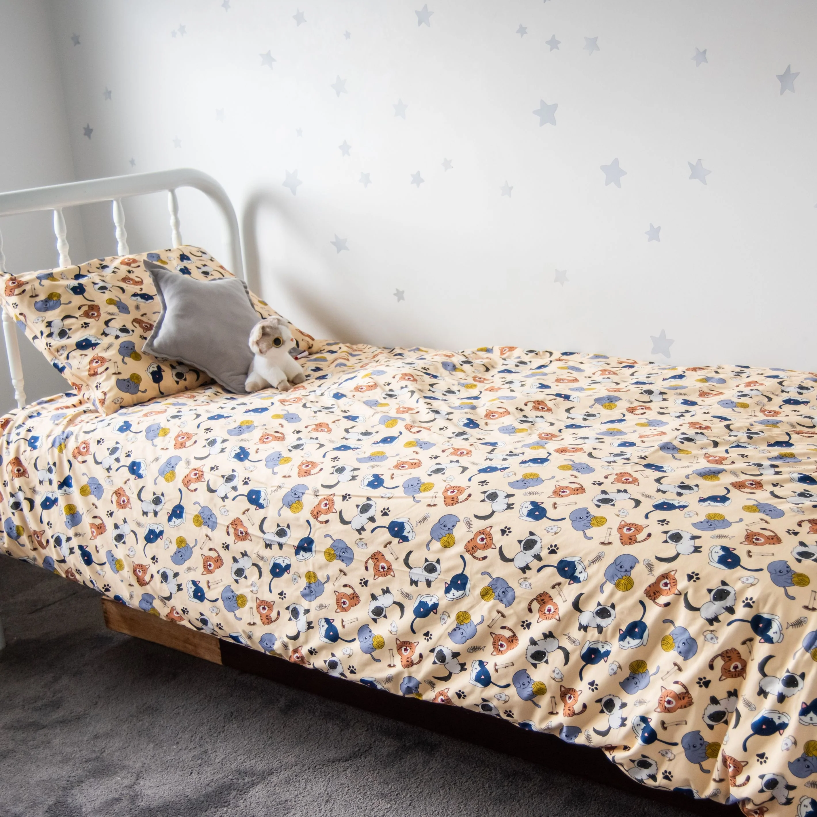 No-Leak Quilt Cover | Feline Good - Image 3