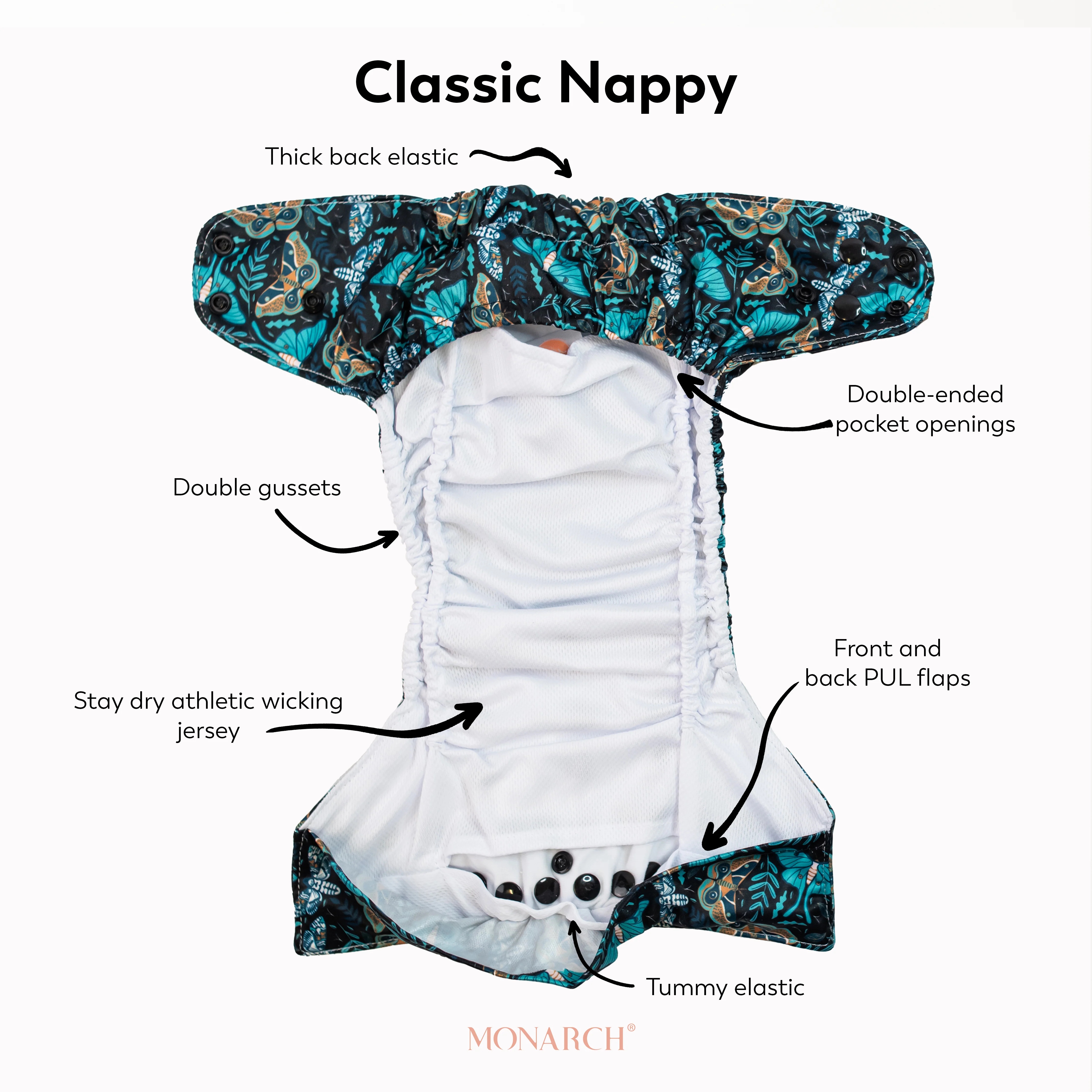 Classic Terry-Top V2 Nappy | Disco Bears - Image 5