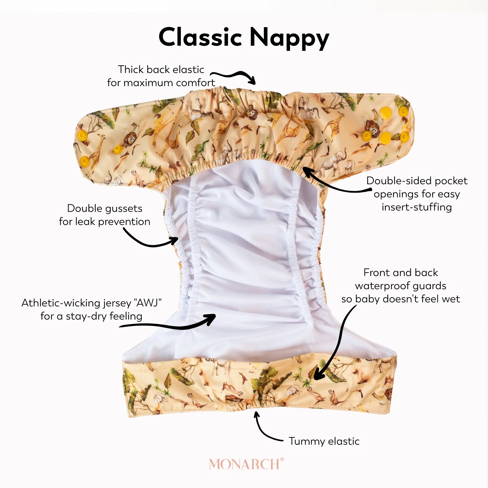 Classic Hemp-Top Nappy | Lemon Squeezy - Image 5
