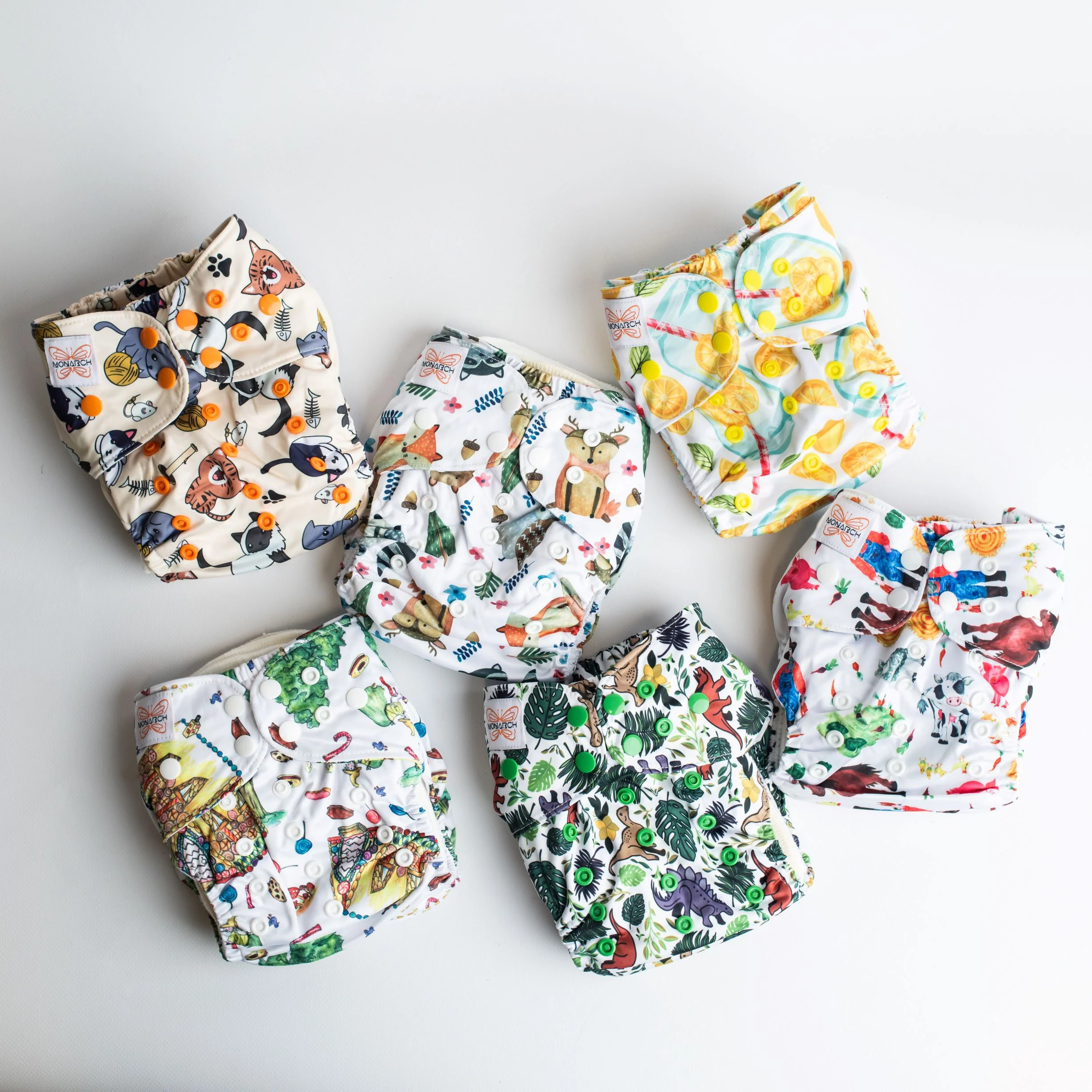 Classic Reusable Nappies | 6x Starter Bundle - Image 4