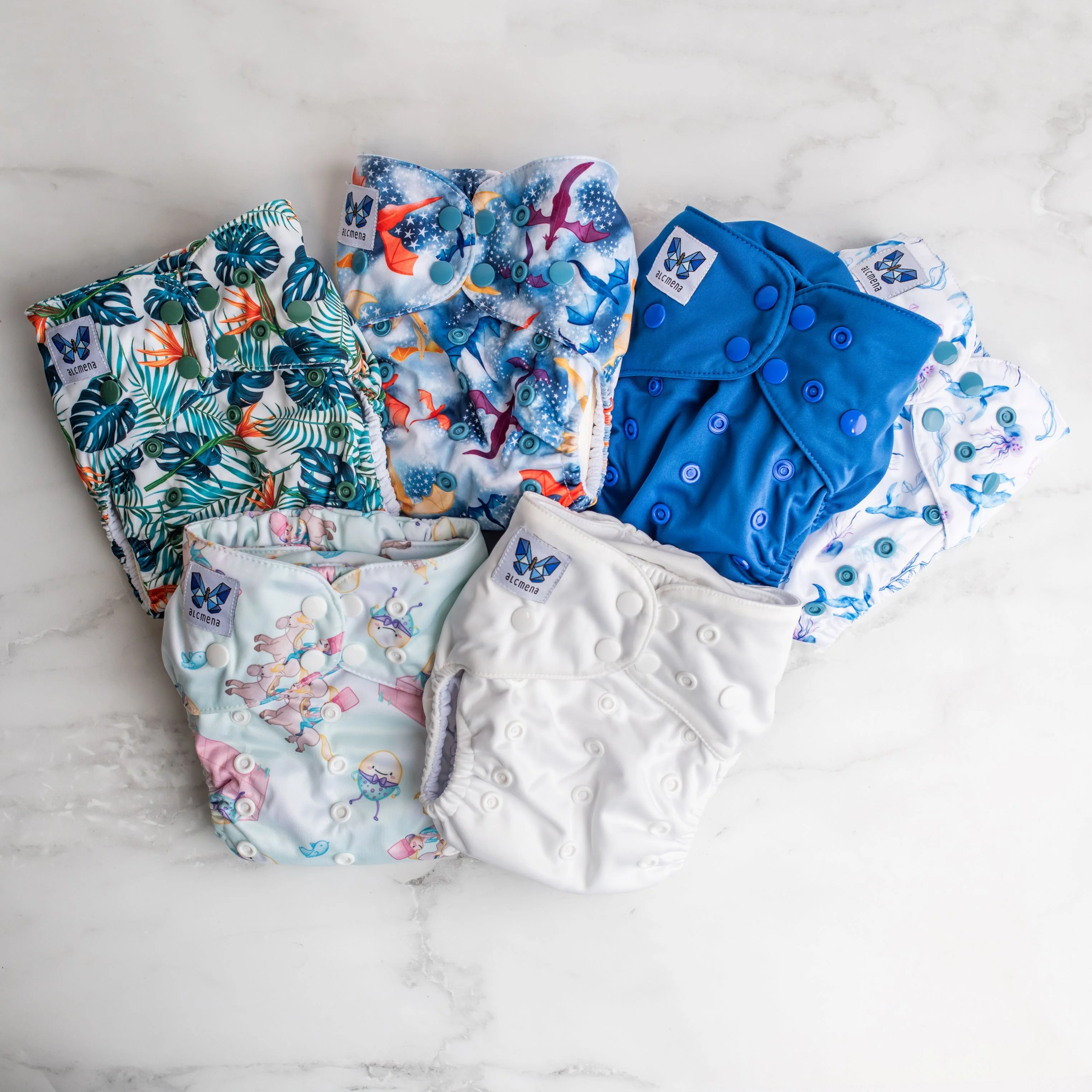 Classic Reusable Nappies | 6x Starter Bundle - Image 5