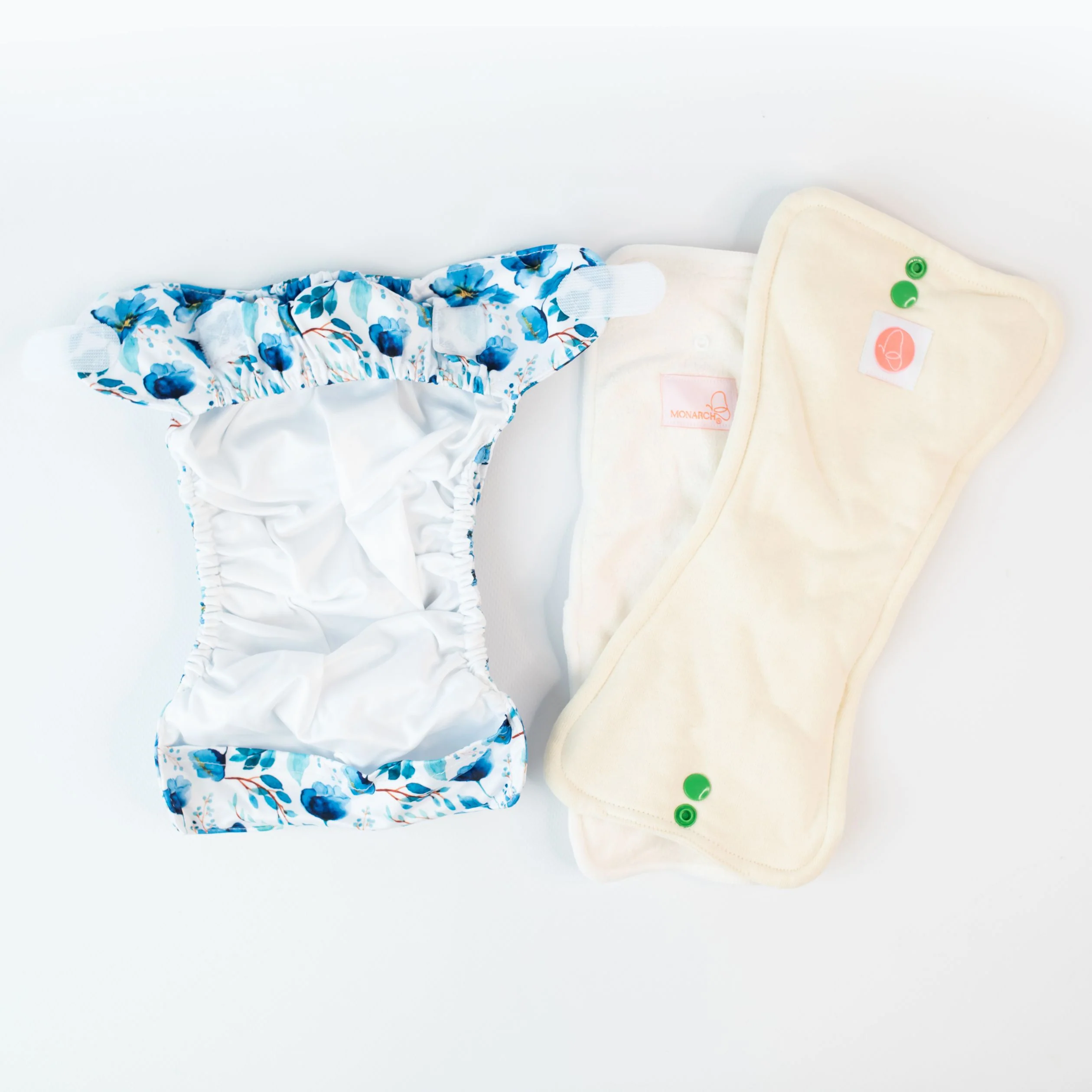 Newborn Wipeable Nappy | Ocean Meadow - Image 3