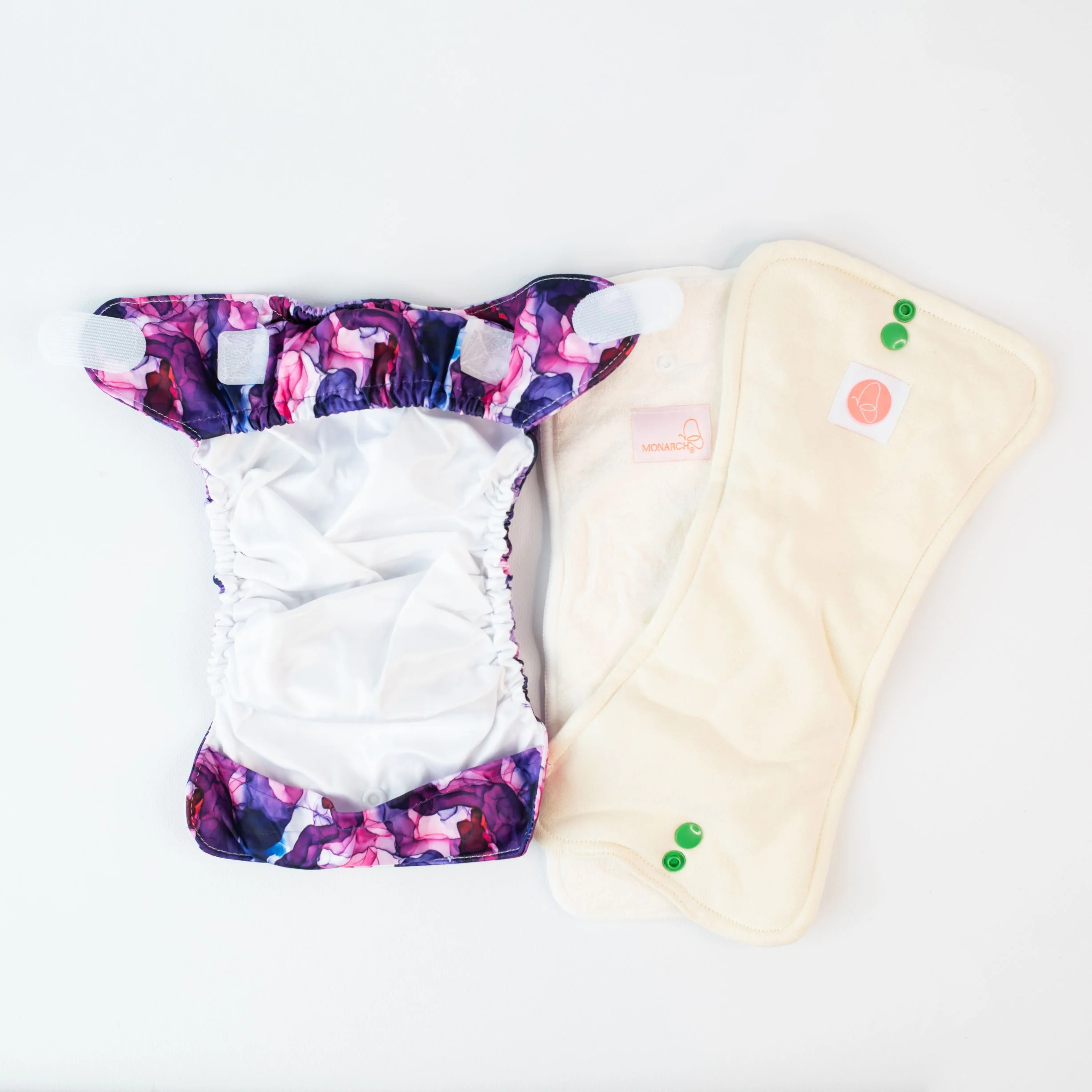 Newborn Wipeable Nappy | Ultraviolet - Image 3